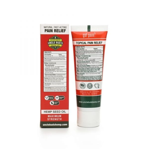 Uncle Bud's Hemp Maximum Strength Topical Pain Relief