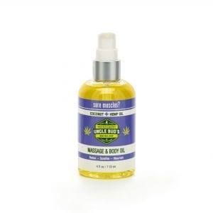 Uncle Bud’s Hemp Massage & Body Oil