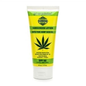 Uncle Bud’s Hemp SPF 50 Sunscreen Lotion