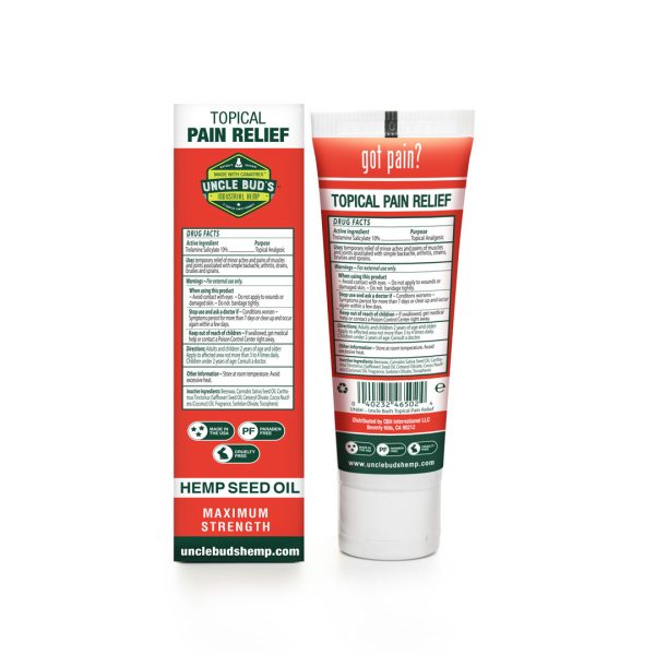 Topical Pain Relief Hemp Cream