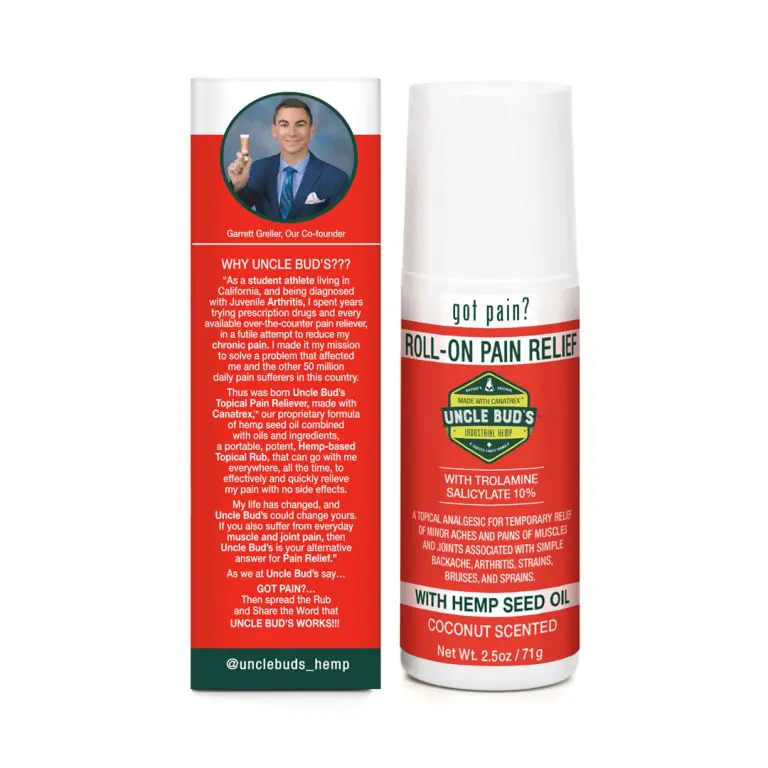 Hemp Roll-On for Pain Relief & Recovery | Uncle Bud’s Hemp