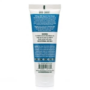 Uncle Bud's CBD Hand and Foot Cream Back