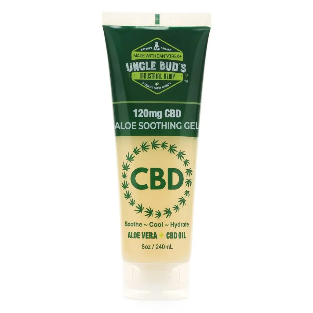 CBD Sunburn Relief Gel [with Aloe] | Uncle Bud’s Hemp