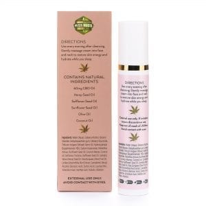 Miss Bud's CBD Night Time Nourishing Cream Back