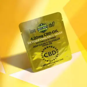 One single package of Uncle Bud's 4.20mg CBD Detoxifying Face Mask