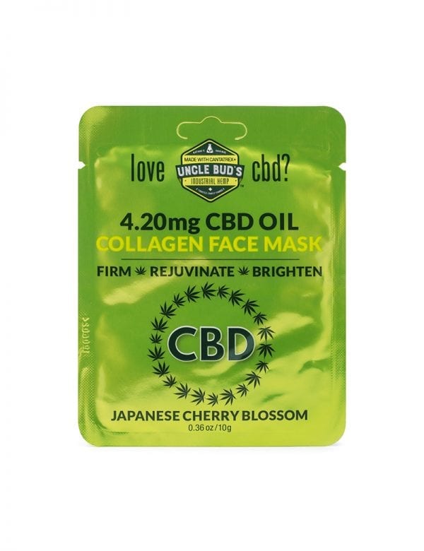 Uncle Bud's CBD collagen Face Mask