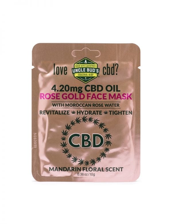 CBD Rose Gold Face Mask