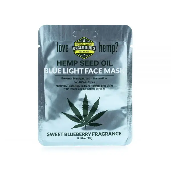 Hemp Blue Light Face Mask