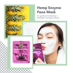 Enzyme hemp infused beauty Face Mask