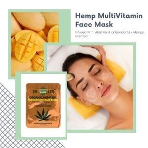 MultiVitamin hemp infused beauty Face Mask