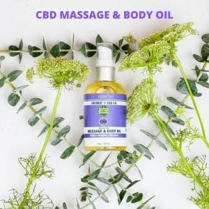 CBD Massage & Body Oil Image 1