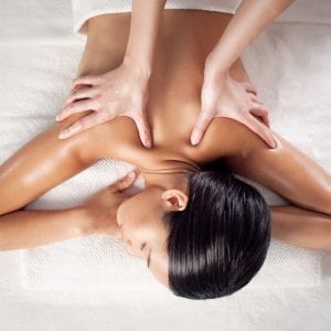 CBD Massage Oil Woman