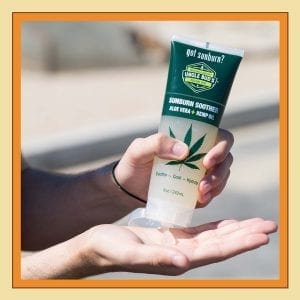 Uncle Bud's Hemp Summer Skincare Guide Sunburn Soother Hands