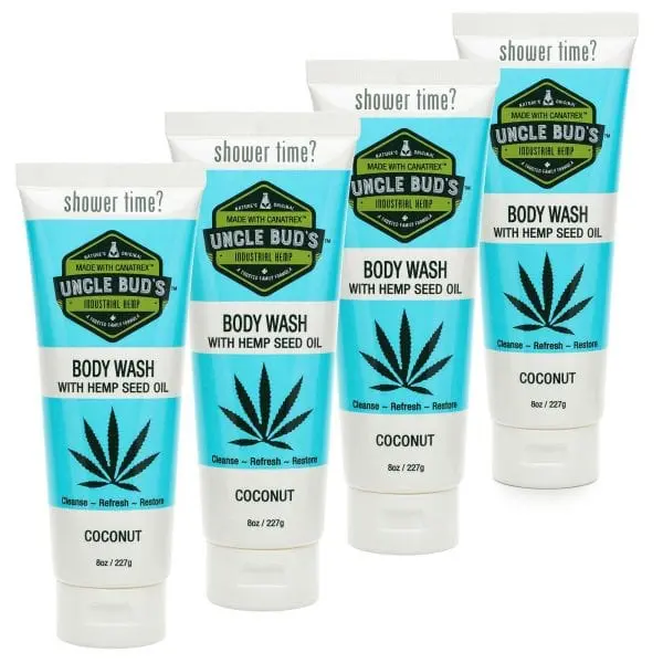 Hemp Body Wash 4- pack