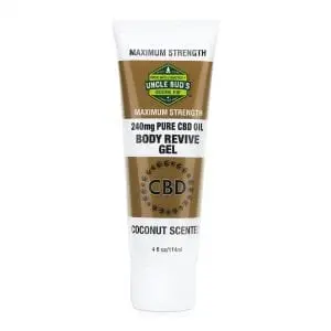 Uncle Bud's CBD Body Revive Gel Topical Body Rub