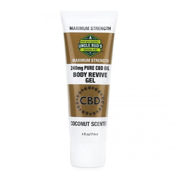 Uncle Bud's CBD Body Revive Gel Topical Body Rub