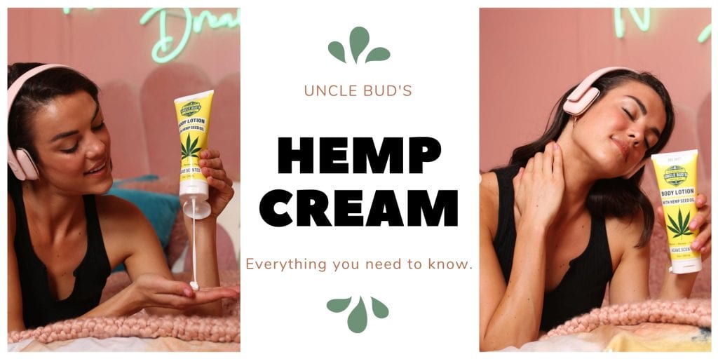 Uncle Bud's Hemp Cream Banner