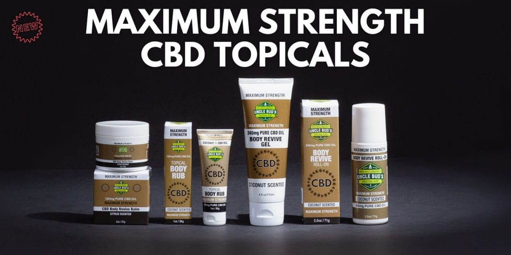 Maximum Strength CBD Topcials Banner