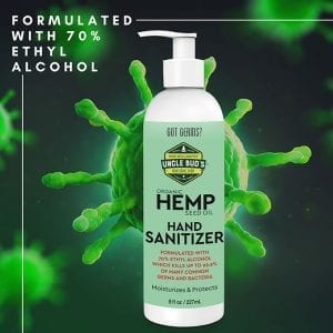 Hemp Hand Sanitizer Uncle Bud's Hemp