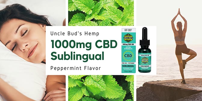 1000mg CBD Sublingual Header