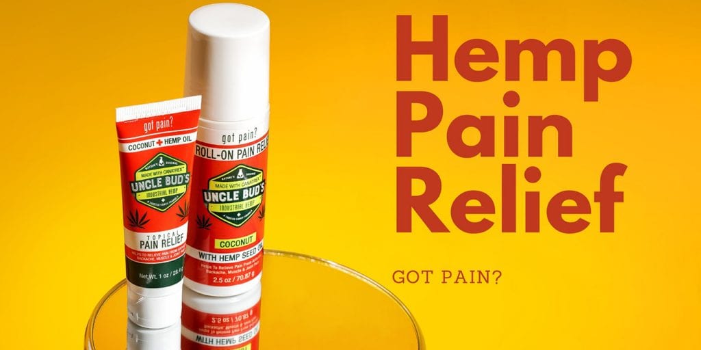 Uncle Bud's Hemp Pain Relief Header