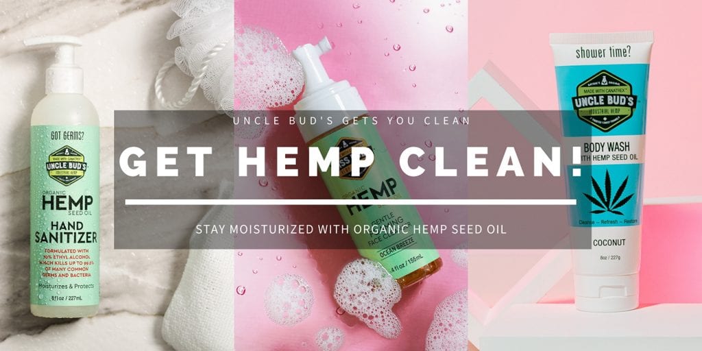 Uncle Bud's Hemp Clean Header