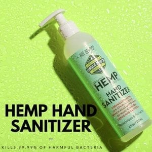 most popular hemp products hand sanitizer