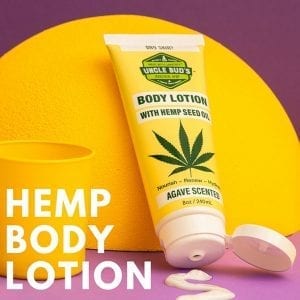 most popular hemp products body lotion