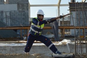 Man working construction