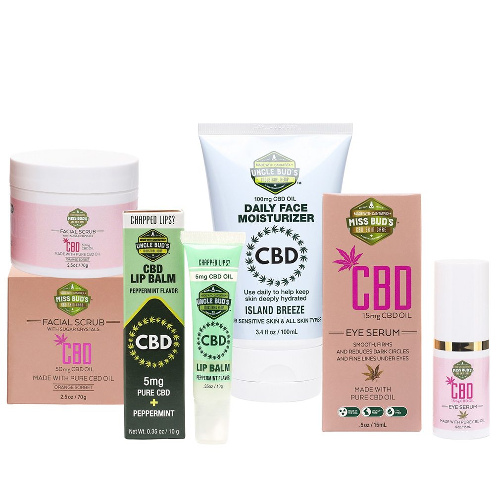 CBD Facial Care Set [2021 Edition] Uncle Bud’s Hemp