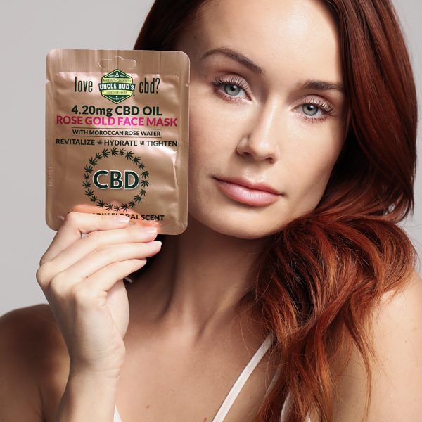 CBD Rose Gold Clay Face Mask