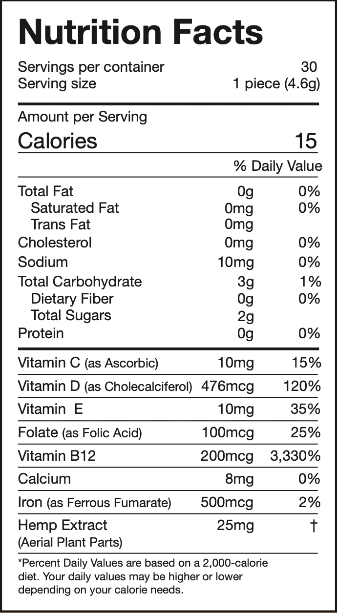 Nutritional Facts
