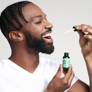 Chill with CBD Man with Sublingual