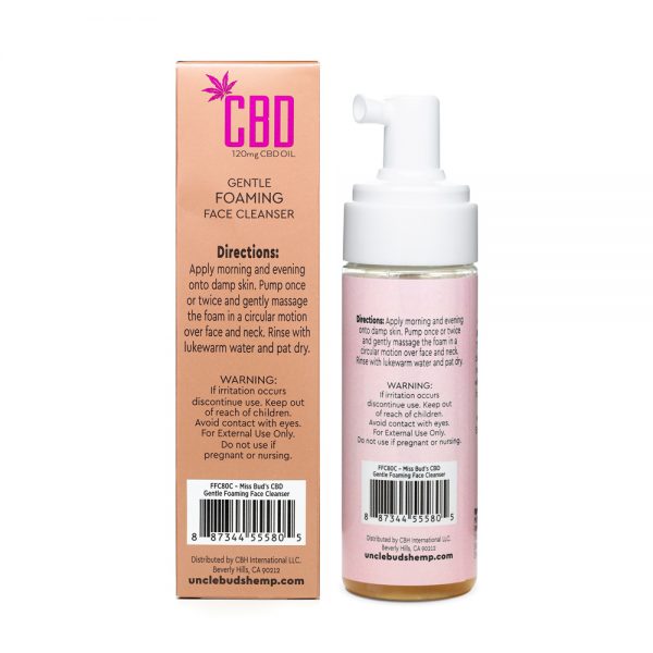 CBD Gentle Foaming Face Cleanser