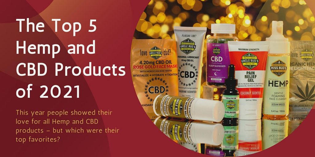 Top 5 Hemp CBD Products of 2021 Header