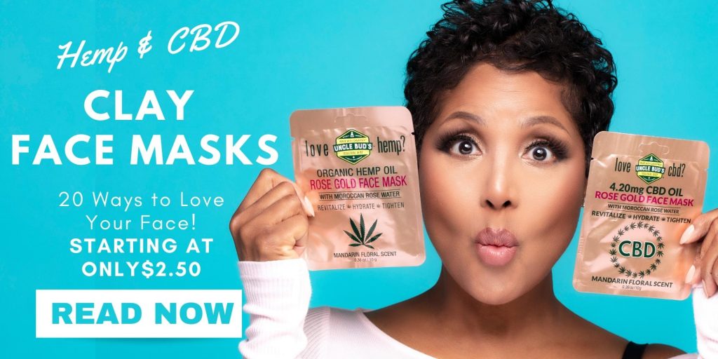 Hemp & CBD Clay Face Masks Header