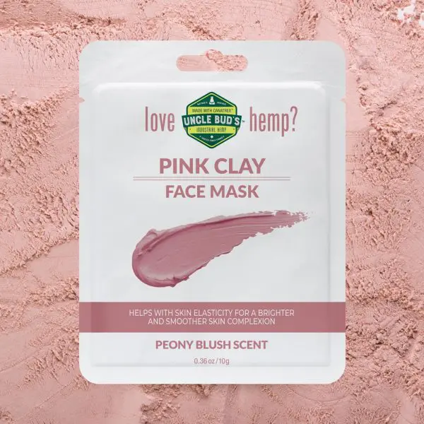 Uncle Bud’s Hemp Pink Clay Face mask