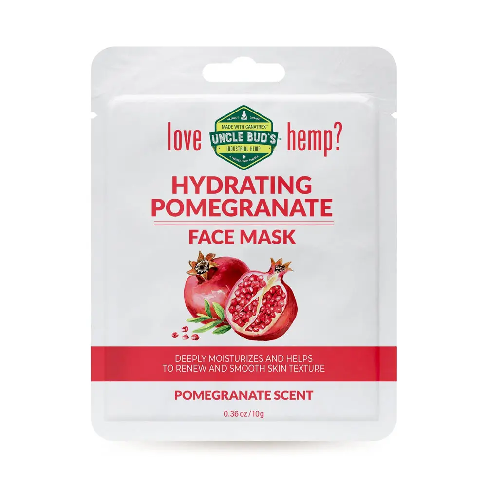 Uncle Bud’s Hemp Hydrating Pomegranate Face Mask