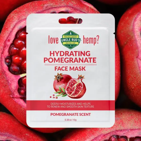 Uncle Bud’s Hemp Hydrating Pomegranate Face Mask
