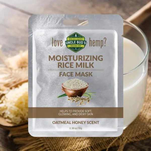 Hemp Moisturizing Rice Milk Face Mask
