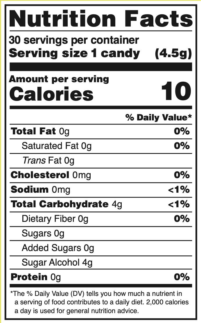 Nutritional Facts