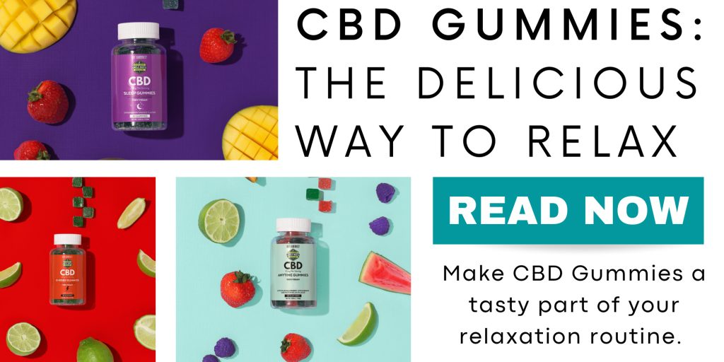 Relax with CBD Gummies header