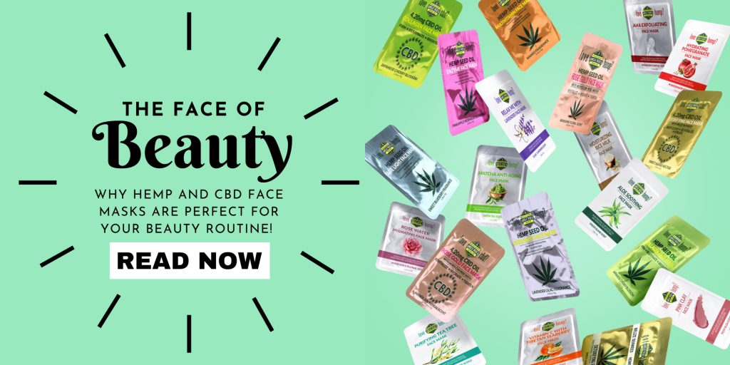 hemp and CBD face masks Header