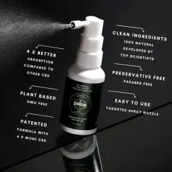 1200mg CBD Body Revive Spray Main Image