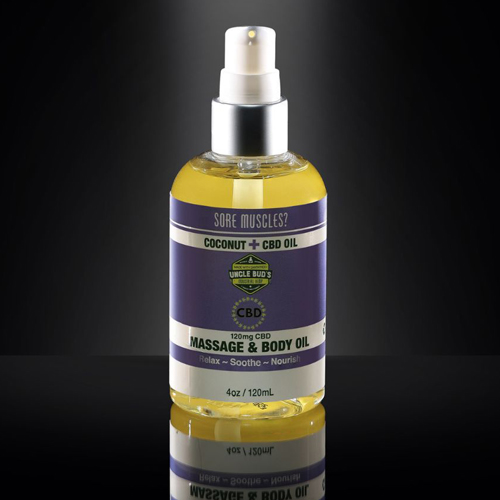 CBD massage oil product spotlight