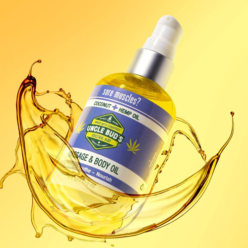 Uncle Bud's CBD Massage Oil